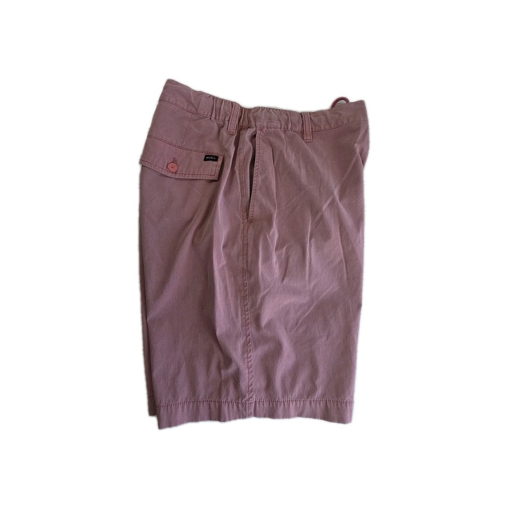 RVCA Mens Chino Shorts Pink Size 33 Stretch Casual Skate Walkshortβ